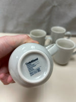 4 CREAM MUGS