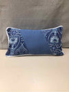 BLUE DESIGN LUMBAR PILLOW