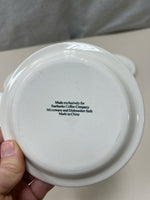 6 SM CREAM W/DESIGN PLATES