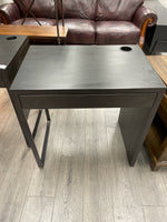 BLACK LAMINATE ONE DRAWER DESK