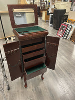 CHERRY JEWELRY CABINET