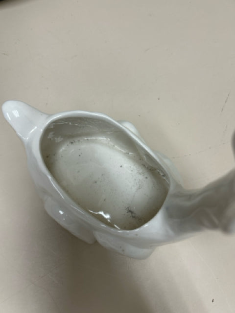 CREAM DEER CERAMIC PLANTER