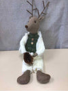 SITTING PLUSH DEER W/MUG