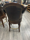 CENTURY CROC EMBOSSED LEATHER STOOL