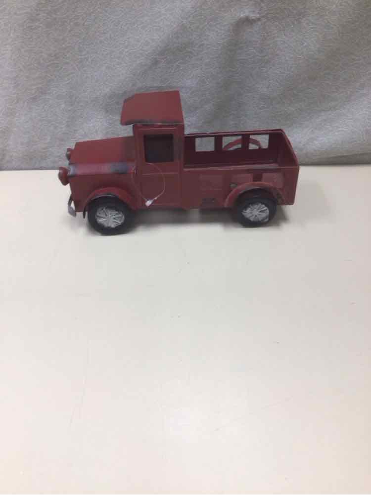 RED METAL TRUCK