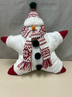 STAR SNOWMAN PILLOW
