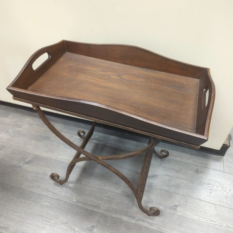 TRAY TABLE W/METAL BASE