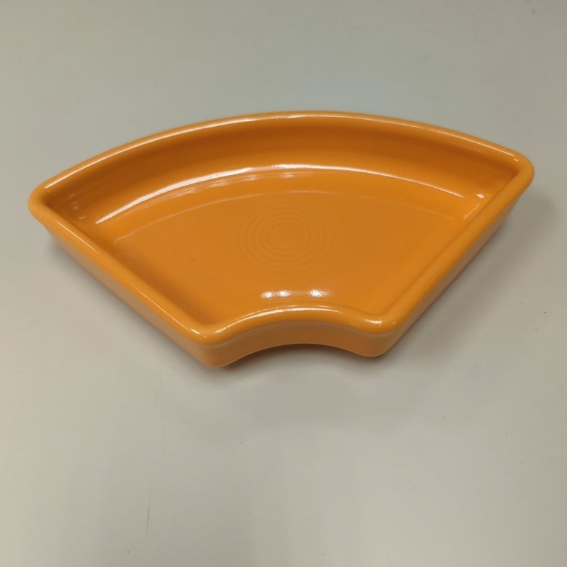 ORANGE CURVED FIESTA DIP BOWL