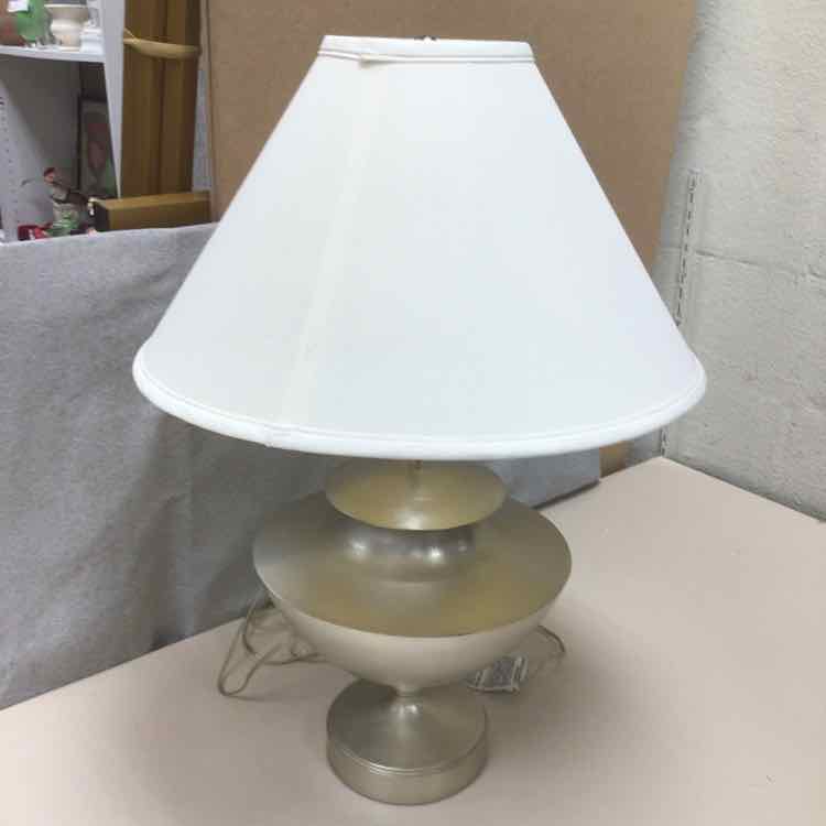 SILVER CONTEMPORARY BASE LAMP