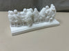 LAST SUPPER WHITE CERAMIC