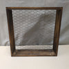WOOD CHICKEN WIRE HANGING