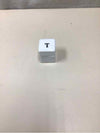 HOMEART WHITE PORCELAIN BOX W/LID
