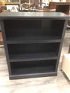 BLACK 3 SHELF BOOKCASE