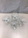 4 MARTINI GLASSES