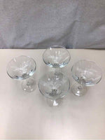 4 MARTINI GLASSES