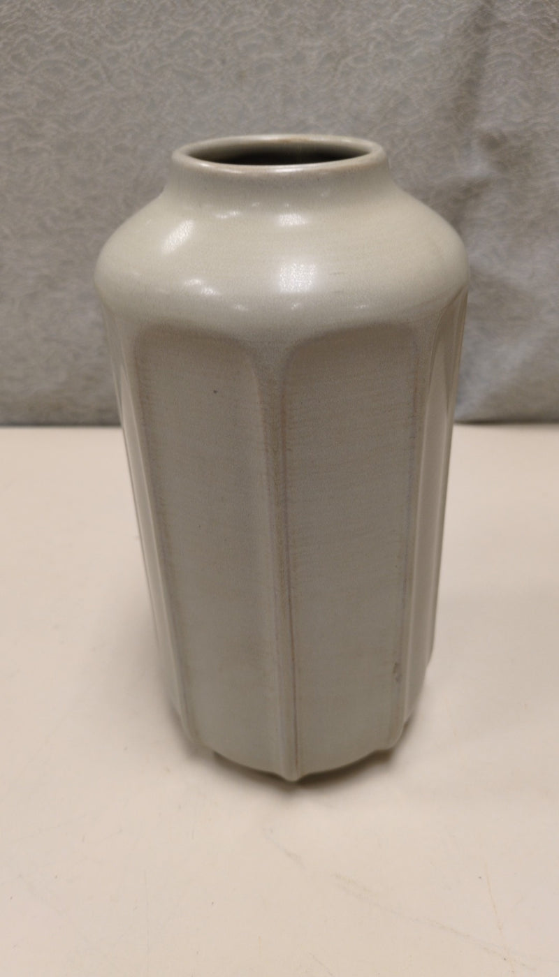 BEIGE CERAMIC VASE