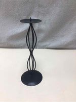 BLACK WIRE CANDLESTICK