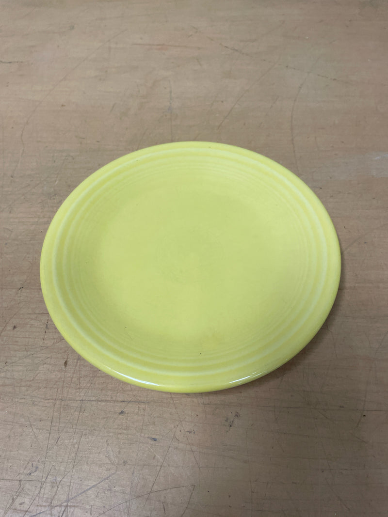 YELLOW SNACK PLATE