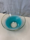 ANCHOR HOCKING BLENDO TEAL GLASS BOWL