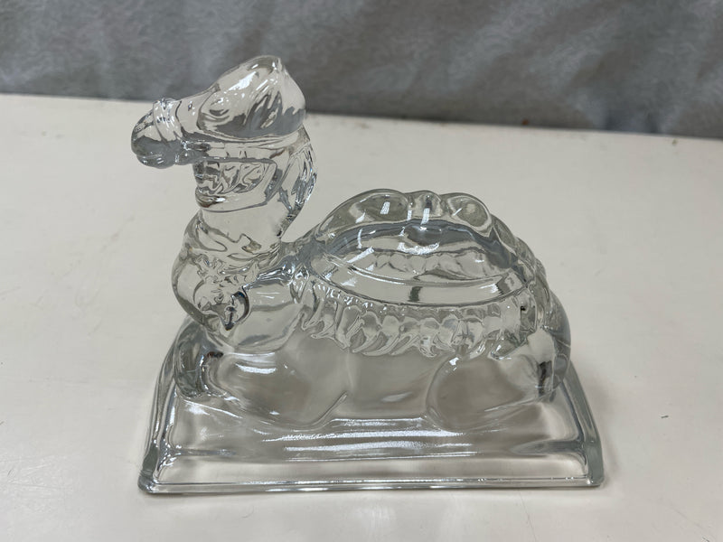 GLASS CAMEL FIGURINE