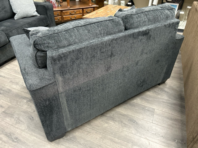 GREY UPHOL LOVESEAT