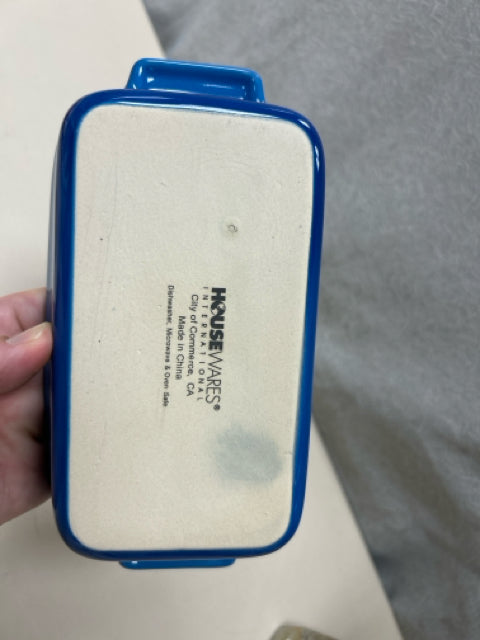SMALL BLUE SERVING DISH