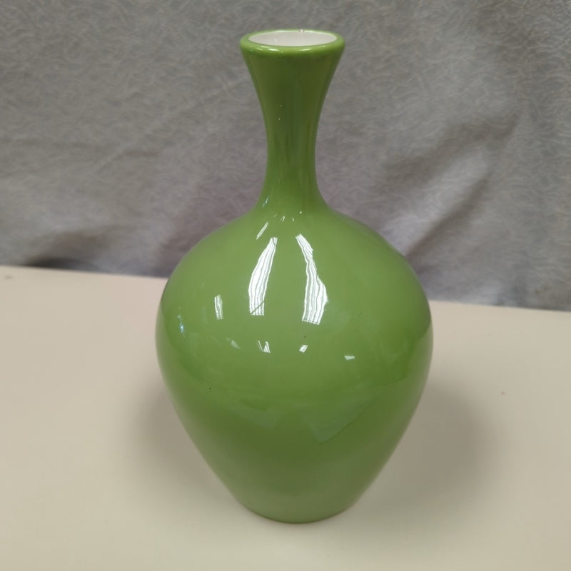 LIME GREEN VASE