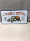 PUMPKIN PATCH METAL SIGN