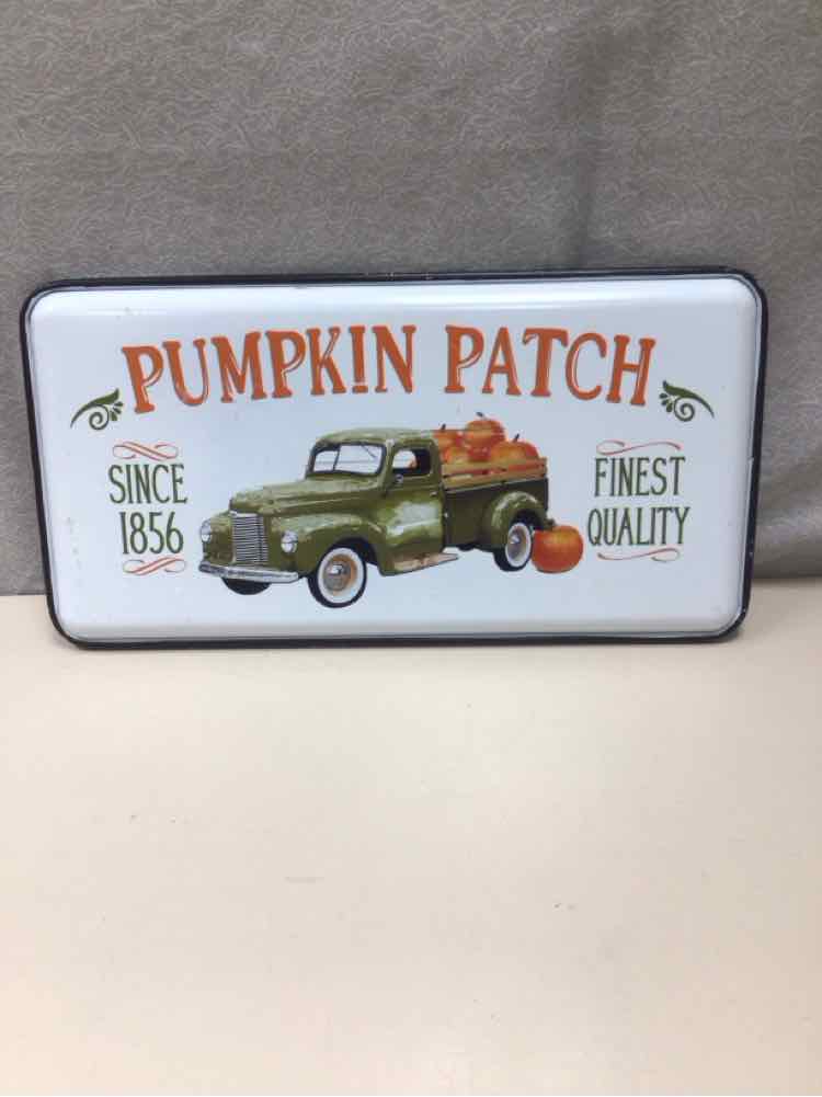 PUMPKIN PATCH METAL SIGN