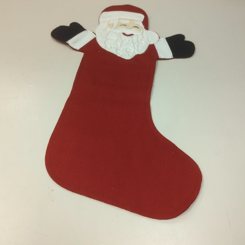 RED SANTA STOCKING