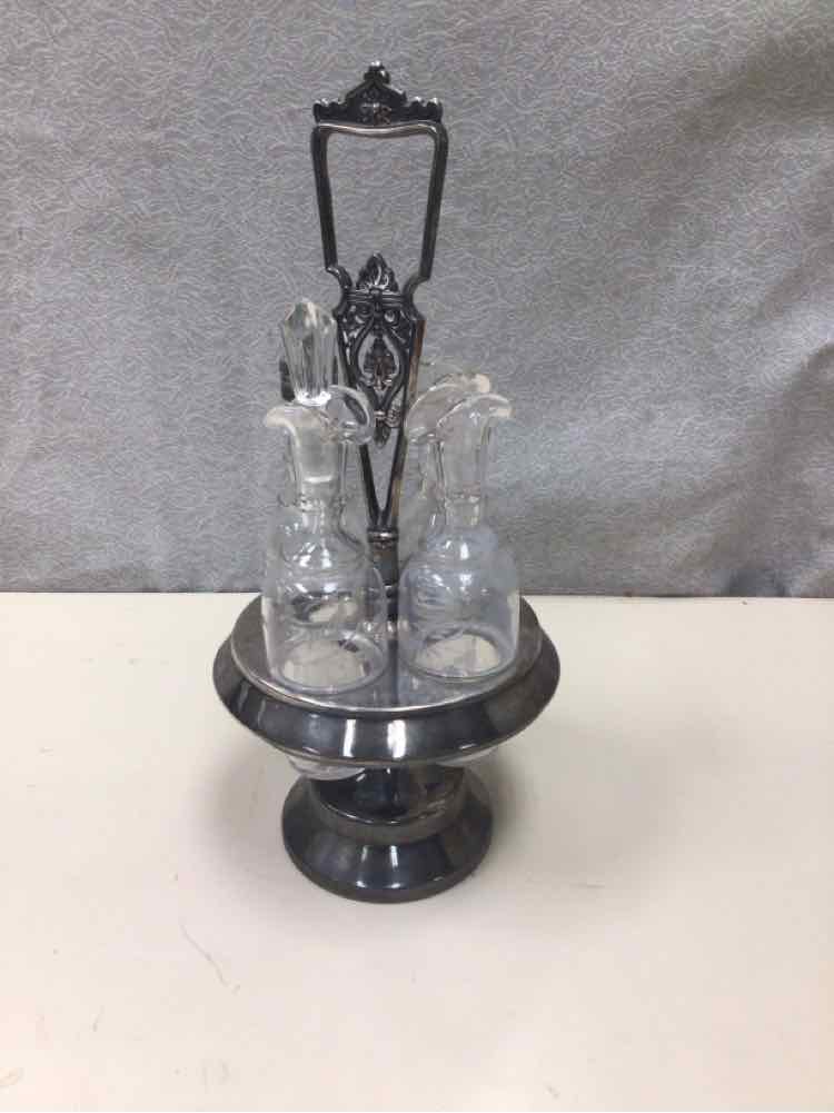 ANTIQUE FULL CONDIMENT SET