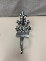 SILVER EMBLEM STOCKING HANGER