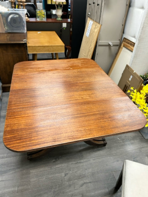 DROP LEAF CLAW FOOT TABLE
