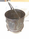 COPPER FOOTED BUCKET W/HANDLE