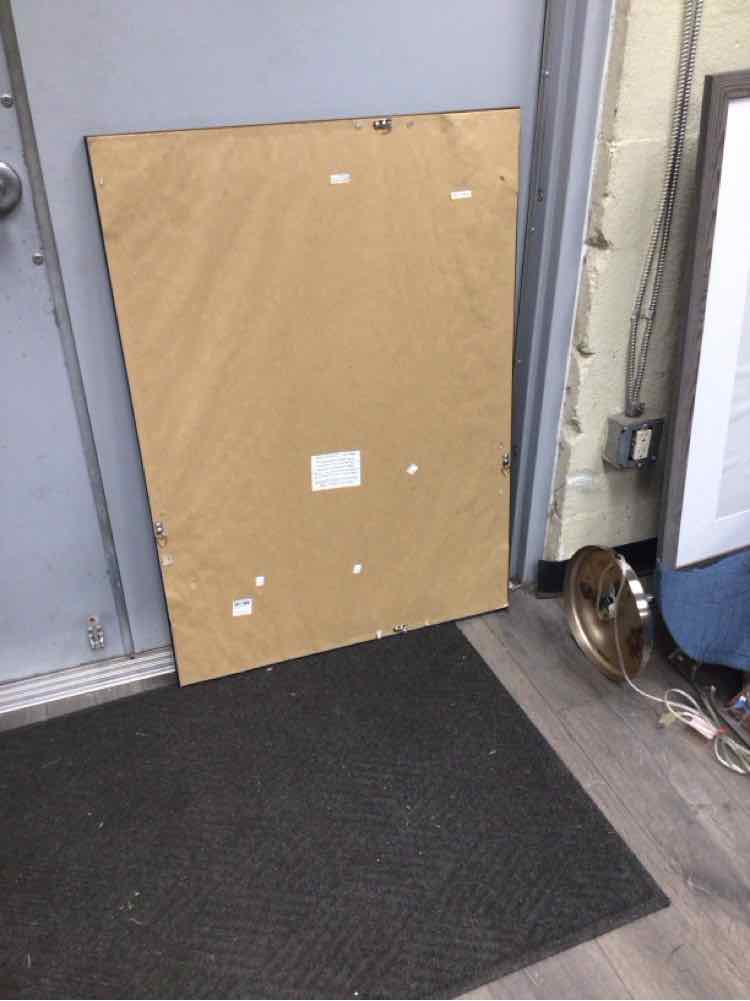BROWN FRAME MIRROR