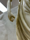 CREAM CERAMIC WOMAN STATUE