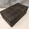 DARK BROWN LINED BASKET