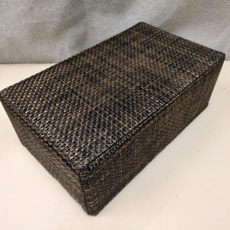 DARK BROWN LINED BASKET