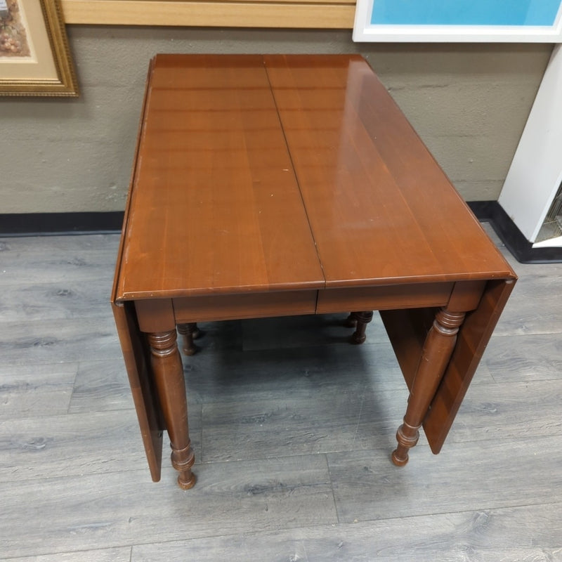 SOLID WOOD DROP LEAF TABLE