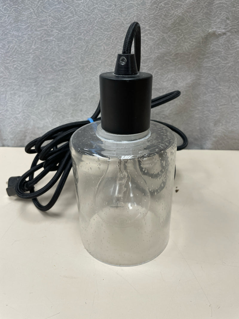 SMALL HANGING GLASS LAMP