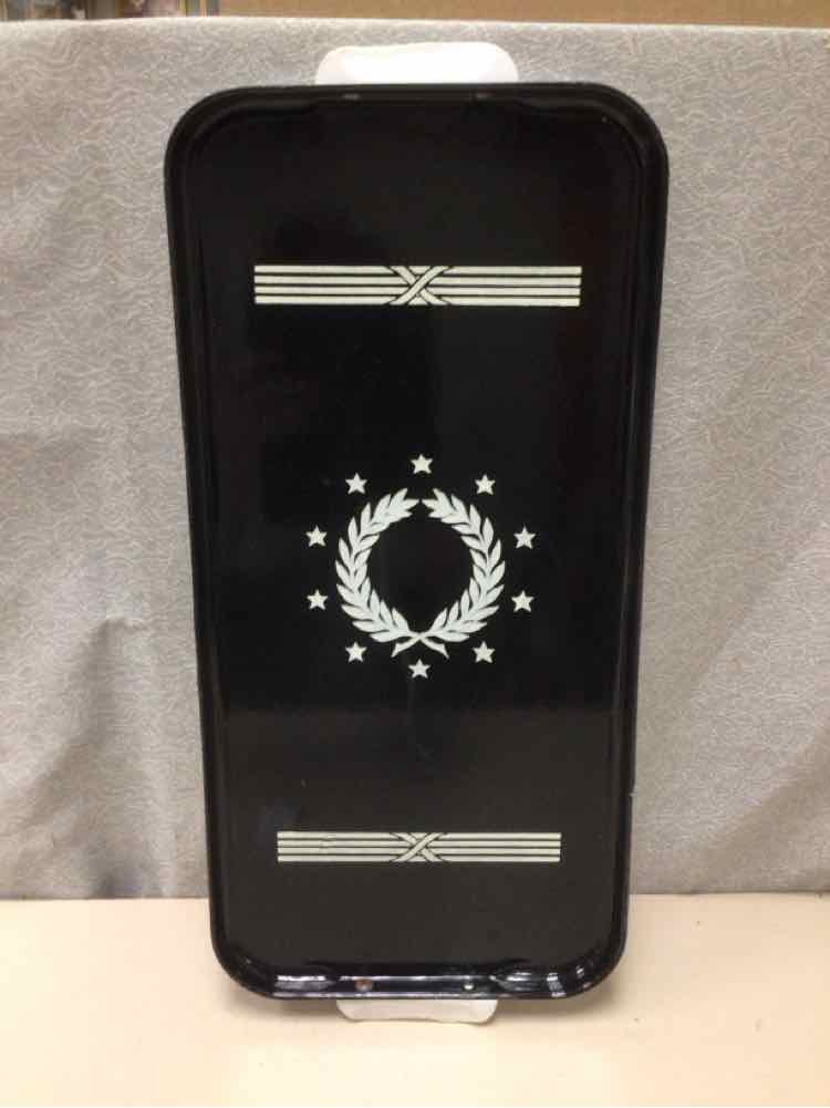 BLACK/WHITE SERVING TRAY