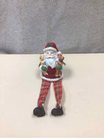 SMALL SANTA W/DOG AND CAT