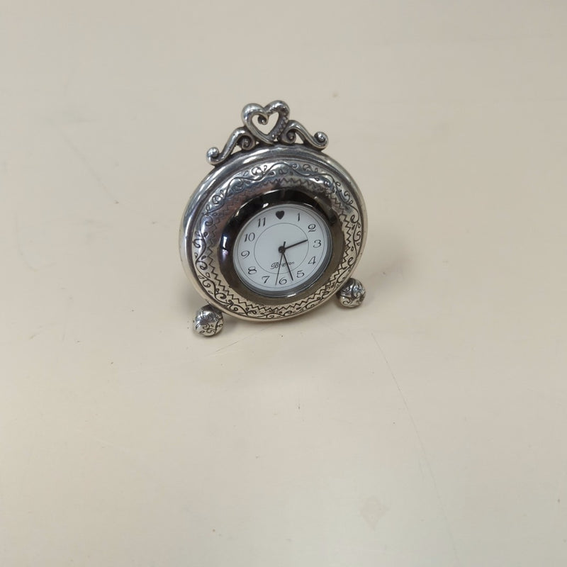 SMALL SILVER CLOCK