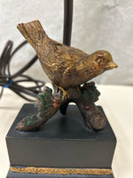 GOLD BIRD ON BRANCH LAMP
