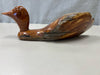 WOOD CARVED DUCK STATUE