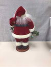 SANTA W/GARLAND STATUE