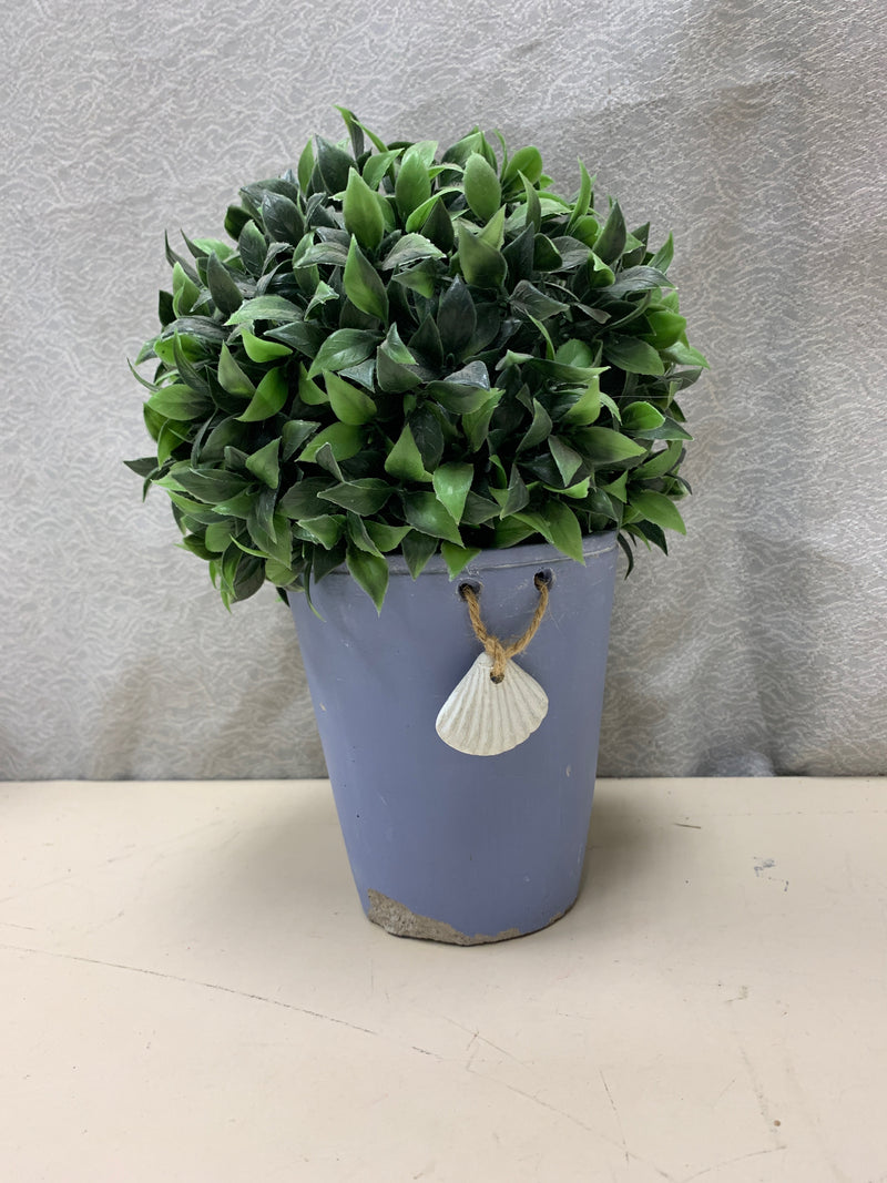 TOPIARY W/BLUE POT