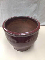 RED CERAMIC PLANTER