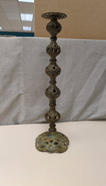 ORNATE METAL CANDLESTICK