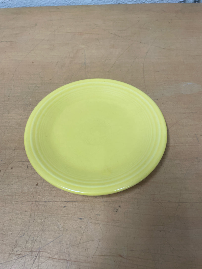 YELLOW SNACK PLATE
